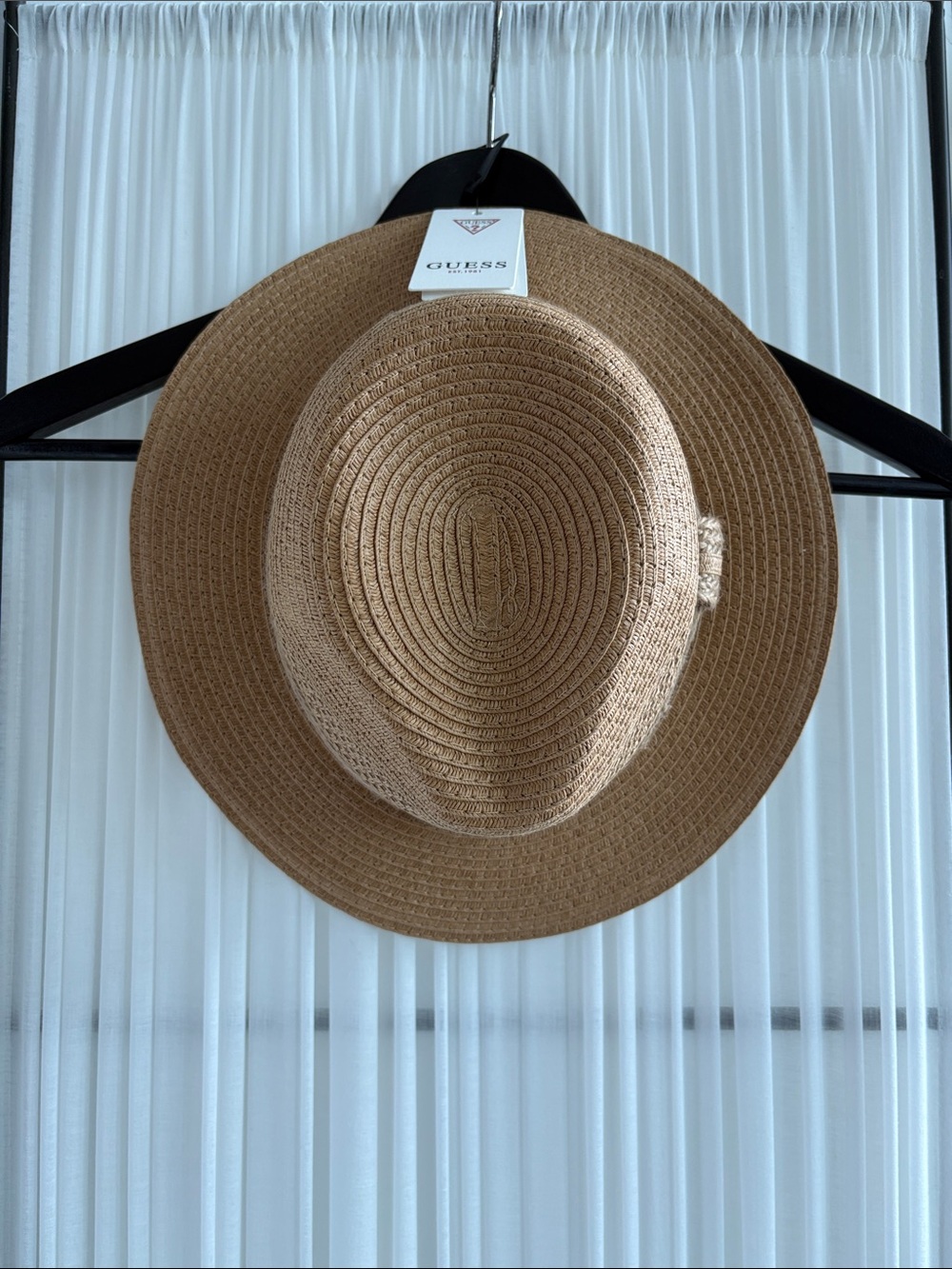 Guess Woven Sun Hat in Tan